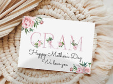 Gram Mothers Day Card Printable Gifts Happy