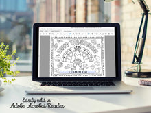 Thanksgiving Placemats For Kids PRINTABLE Coloring Personalized  Template PDF