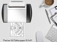 Thanksgiving Placemats For Kids PRINTABLE Coloring Personalized  Template PDF
