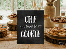 Graduation One Smart Cookie Sign PRINTABLE, Chalkboard Graduation Sign, Party Decorations, Grad