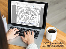 Thanksgiving Placemats For Kids PRINTABLE Coloring Personalized  Template PDF