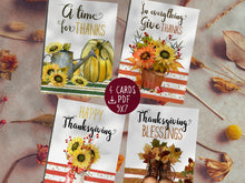 Thanksgiving Cards Set PRINTABLE