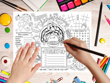 Thanksgiving Placemats PRINTABLE Coloring