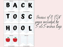 Back To School Banner  PRINTABLE
