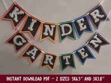 First Day Of Kindergarten Banner PRINTABLE