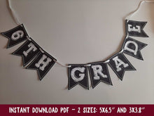 First Day Of 6th Grade Banner PRINTABLE