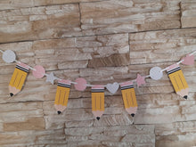 Back To School Pencil Banner, First Day Of School Banner, Classroom Decor, PRINTABLE