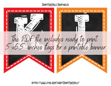 First Day Of Kindergarten Banner PRINTABLE