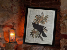 Crow Print Raven Print Wall Art Decor Sign Poster PRINTABLE Halloween