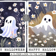 Happy Halloween Card Set PRINTABLE Ghost