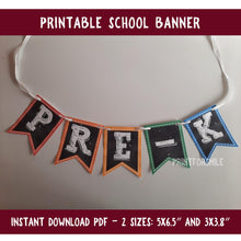 First Day Of Pre K Banner PRINTABLE