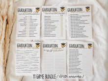 Graduation Games Bundle PRINTABLE Grad Party Games, Class Of 2025, College, High School Games