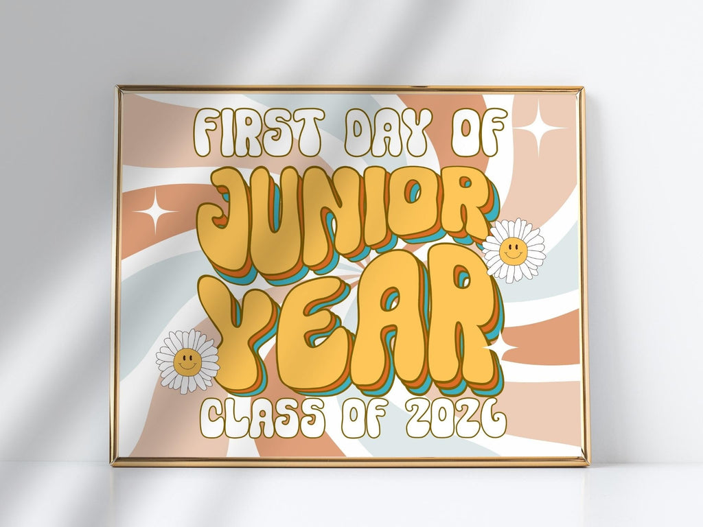 retro-first-day-of-junior-year-sign-printable-groovy-back-to-school-si