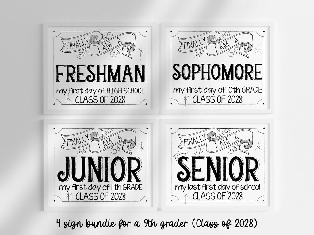 bundle-first-day-of-freshman-year-sign-class-of-2028-9th-grade-sign for First Day Of Freshman Year Free Printable BUNDLE First Day Of Freshman Year Sign, Class Of 2028, 9th Grade Sign, for First Day Of Freshman Year Free Printable