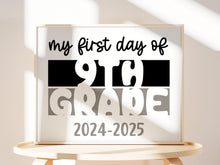 First Day Of 9th Grade Sign PRINTABLE Ninth Grade Sign, 1st Day Of School
