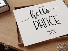 PRINTABLE First Day Of Dance Sign Back To School Sign Photo Prop