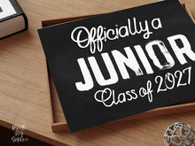 First Day Of Junior Year Sign Class Of 2027, Chalkboard 11th Grade Sign, PRINTABLE Officially A Junior, High School Sign Modern Rustic
