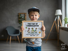 First Day Of Kindergarten Sign PRINTABLE, Funny Silly Goose, Back To School Sign, Photo Prop, Instant Download, 2025-2026