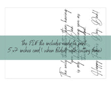 Grandad Fathers Day Card, Grandpa Fathers Day Card, Happy Fathers Day Grandfather Card PRINTABLE