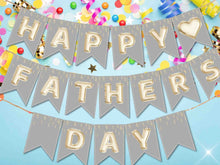 Printable Fathers Day Banner Happy PDF