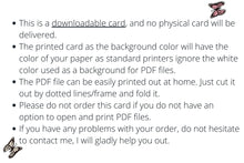 To My Godparents On My Wedding Day Card PRINTABLE