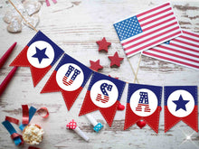 USA Banner Patriotic Banner Printable
