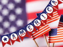 America Banner Printable Patriotic