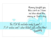 Fathers Day Card From Baby 1st Fathers Day First Fathers Day PRINTABLE