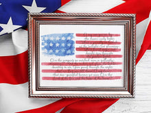 Star Spangled Banner Sign PRINTABLE 4th Of July Patriotic Wall Art