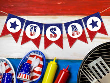 USA Banner Patriotic Banner Printable