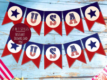 USA Banner Patriotic Banner Printable