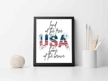 4th Of July Sign PRINTABLE Wall Art Decor