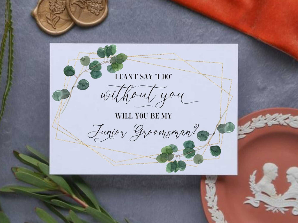 Will You Be My Junior Groomsman Card PRINTABLE, Junior Groomsman Propo