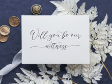 Will You Be Our Witness Card PRINTABLE A6