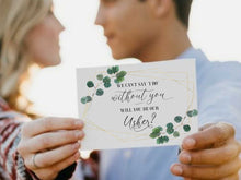 Will You Be Our Usher Card PRINTABLE, Usher Proposal Card, I Can't Say I Do Without You