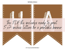 Fathers Day Banner Printable Happy