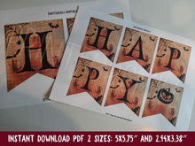 Happy Halloween Banner Printable