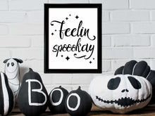 Feelin Spoookay PRINTABLE Halloween Sign Decor Wall Art Print Poster