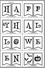 Printable Halloween Banner