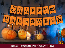 Printable Happy Halloween Banner