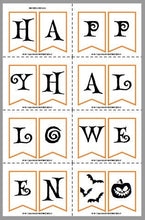 Halloween Party Banner Printable