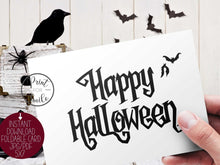 PRINTABLE Happy Halloween Card