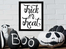 Trick Or Treat Sign PRINTABLE Halloween Print Wall Art Decor Poster