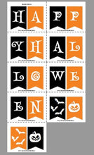 Happy Halloween Banner Printable