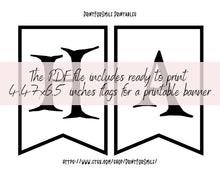 Printable Halloween Banner