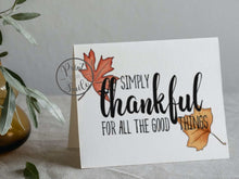 Thankful Thanksgiving Card PRINTABLE