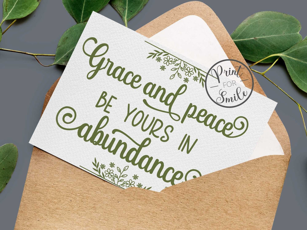 Thanksgiving Christian Card PRINTABLE