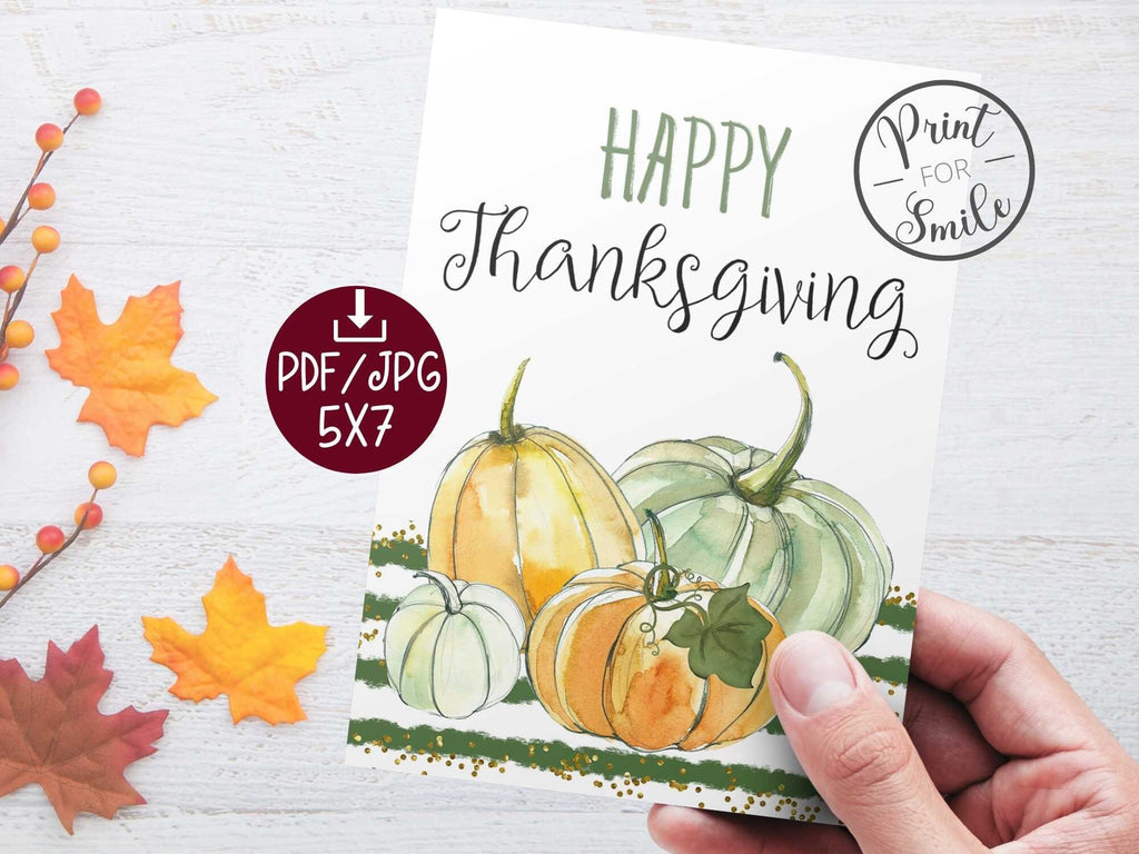 Happy Thanksgiving Card PRINTABLE