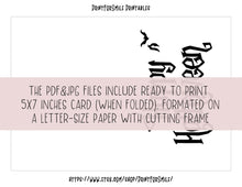 PRINTABLE Happy Halloween Card