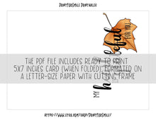 Grateful Card Thanksgiving Cards PRINTABLE